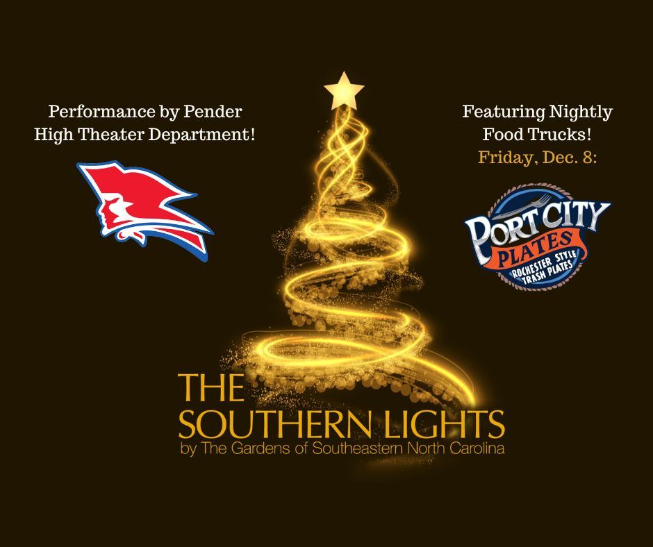 Friday, December 8 Southern Lights WITH Port City Plates & The Pender